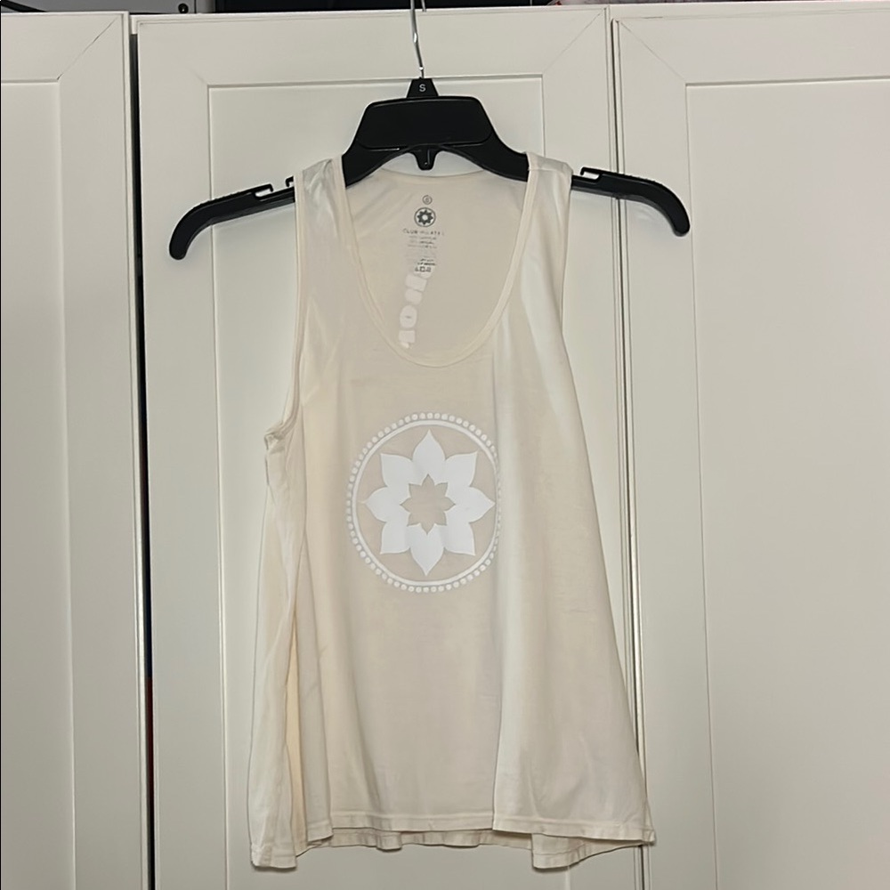 Club Pilates Cream Tank Top
